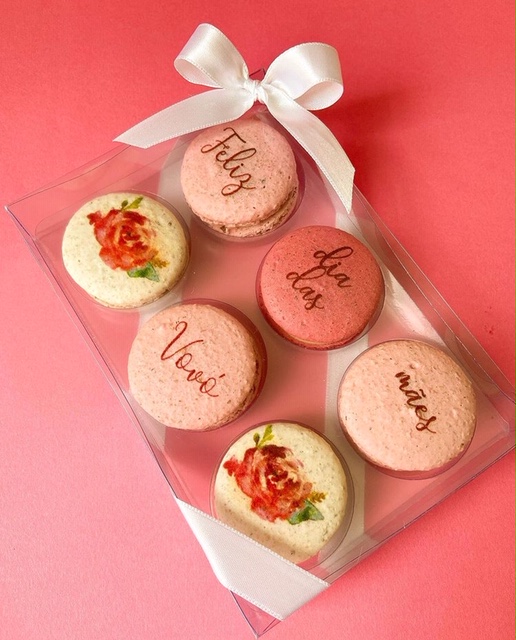 Caixa PVC c/ Berço p/ 06 Macarons - Imagem 2