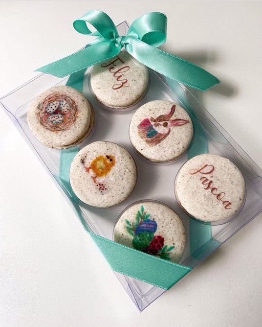 Caixa PVC c/ Berço p/ 06 Macarons - Imagem 3