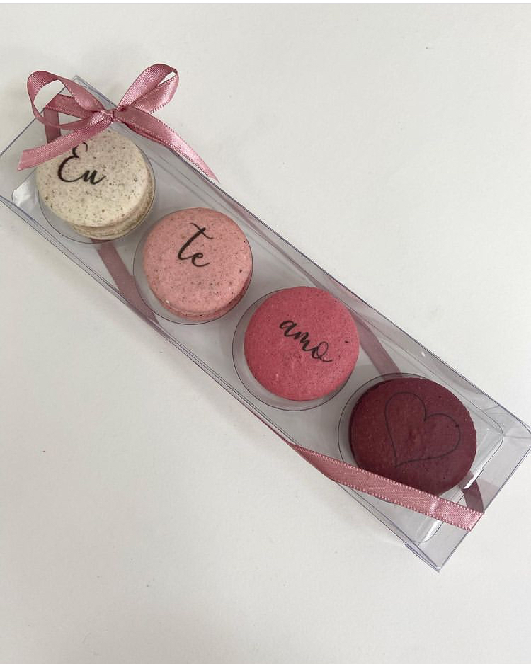 Caixa PVC c/ Berço p/ 04 Macarons