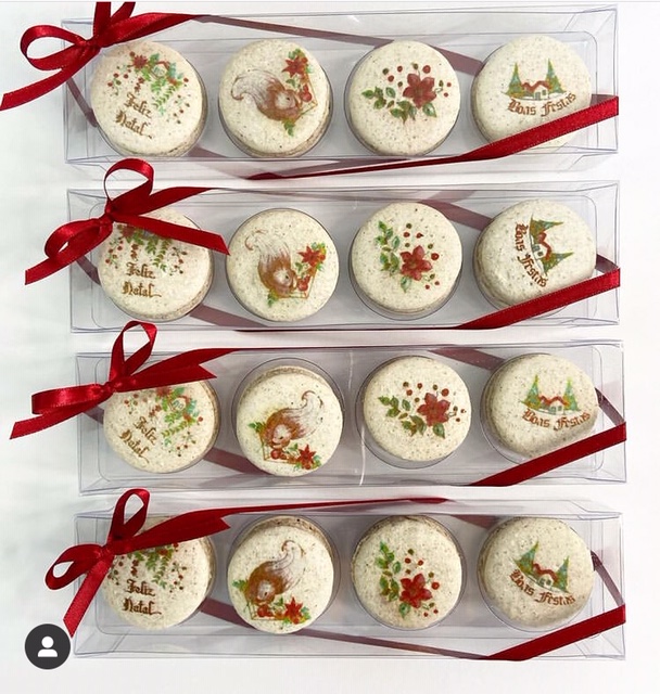 Caixa PVC c/ Berço p/ 04 Macarons - Imagem 2