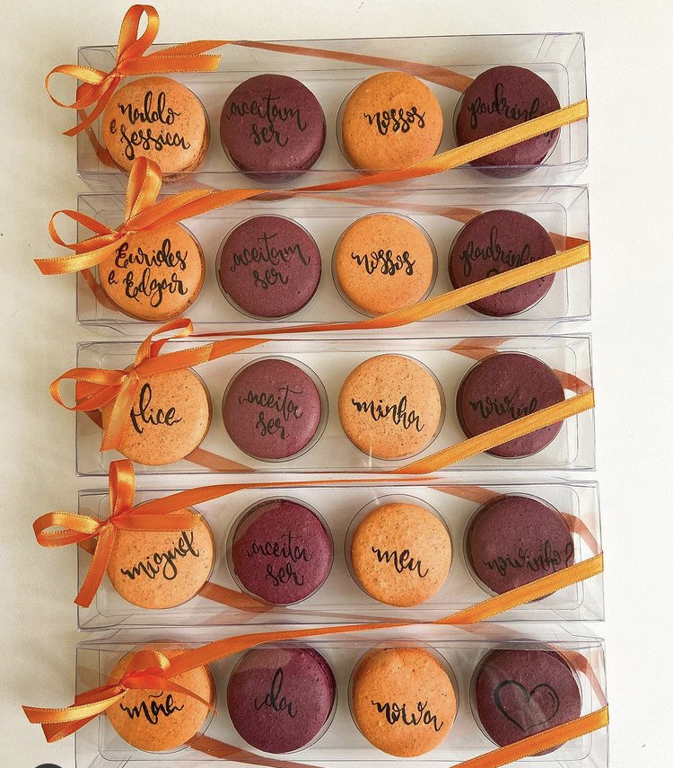 Caixa PVC c/ Berço p/ 04 Macarons - Imagem 3