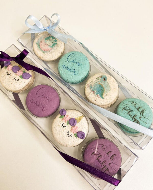 Caixa PVC c/ Berço p/ 04 Macarons - Imagem 5