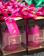 Caixa para ovo de páscoa retangular com visor